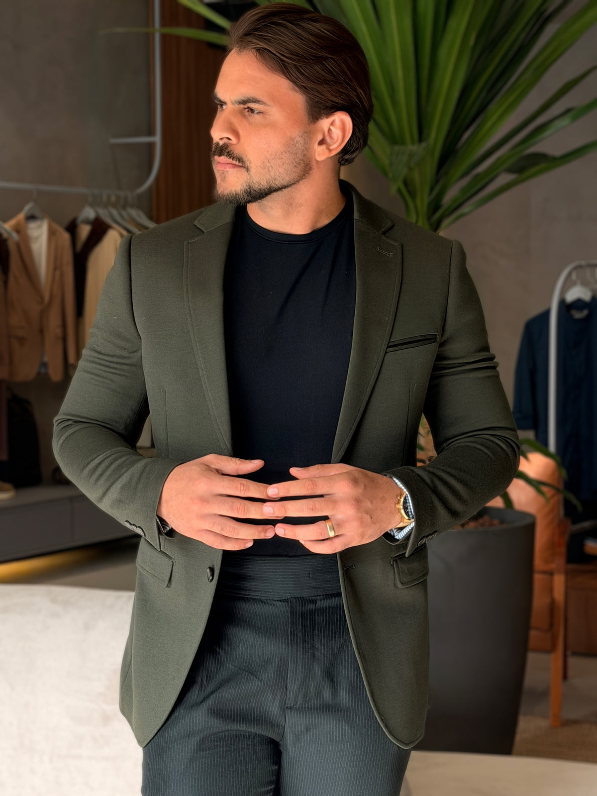 BLAZER VERDE ITALIAN