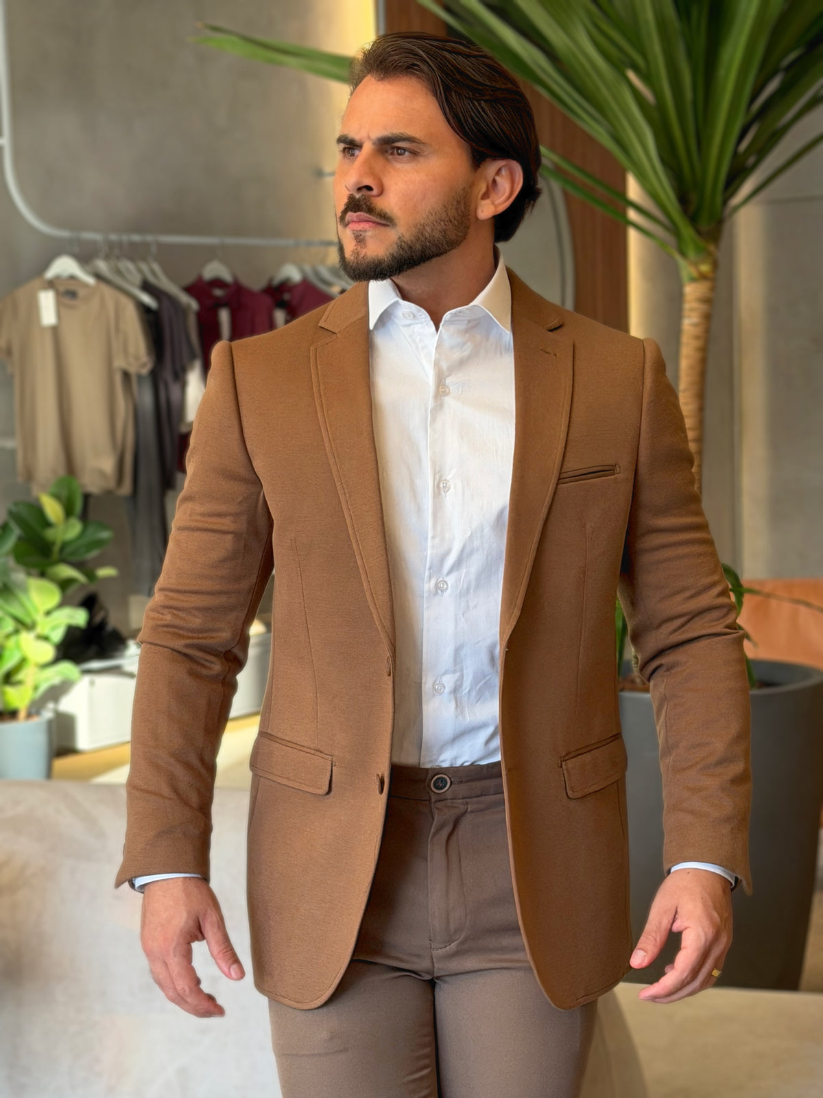 BLAZER MARROM ITALIAN