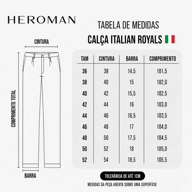 CALÇA ITALIAN ROYALS MARINHO