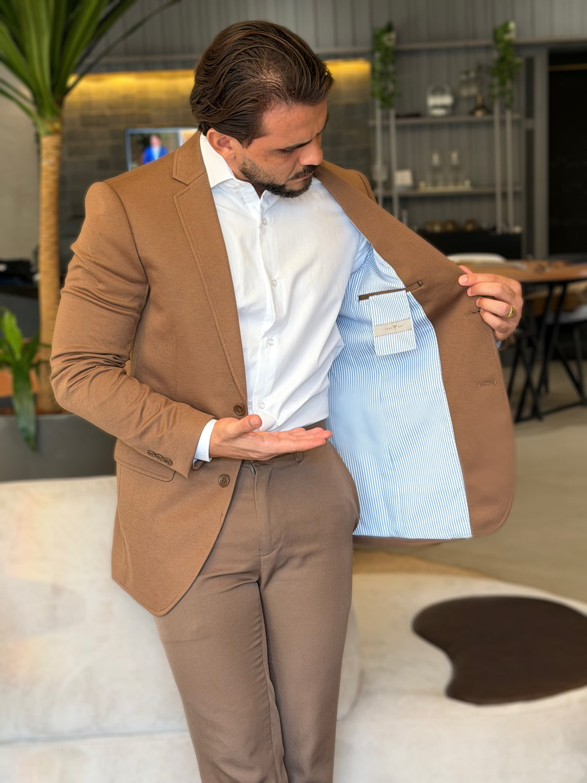 BLAZER MARROM ITALIAN