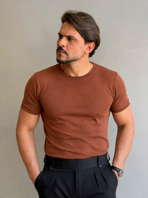 T-SHIRT TENERIFE MARROM