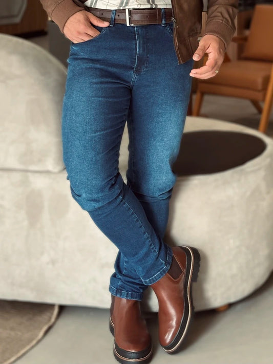 CALÇA JEANS SKINNY BLUE