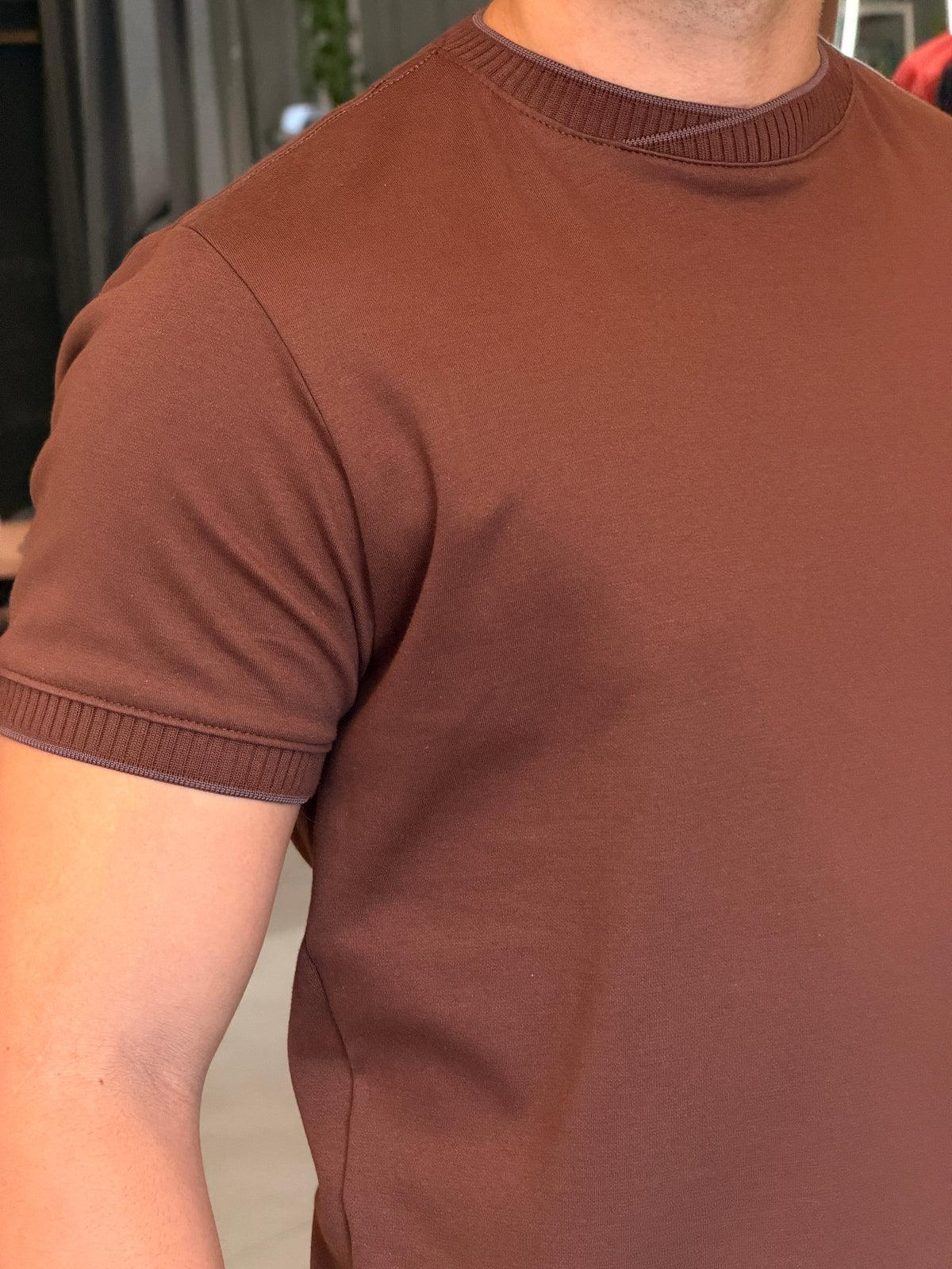 T-SHIRT LECCE MARROM