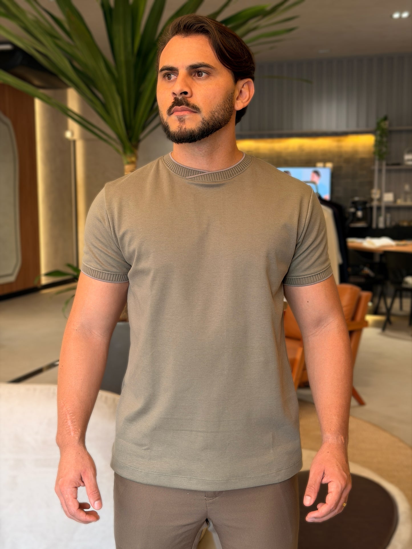 T-SHIRT LECCE CAQUI