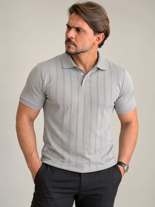 POLO TRICOT PACIFIC CINZA