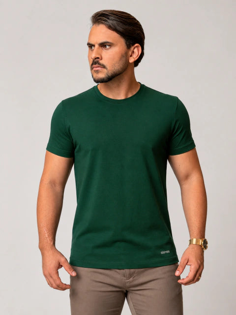 T-SHIRT STRONG VERDE BANDEIRA