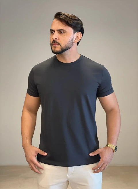 T-SHIRT INTERLOCK PIMA CHUMBO