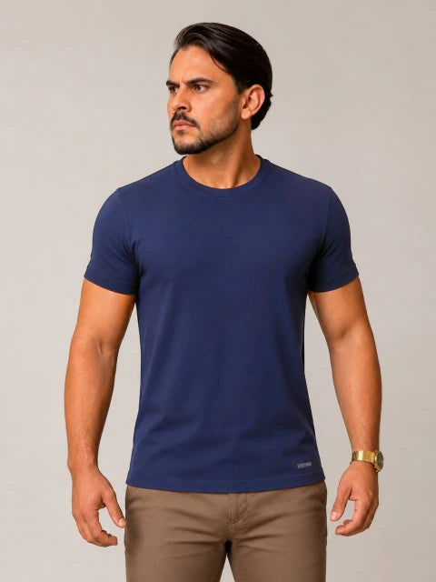 T-SHIRT STRONG AZUL MARINHO