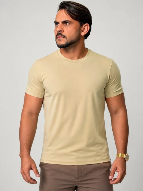 T-SHIRT TECH POWER BEGE