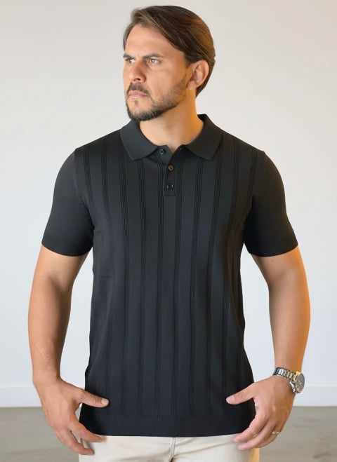 POLO TRICOT PACIFIC PRETA